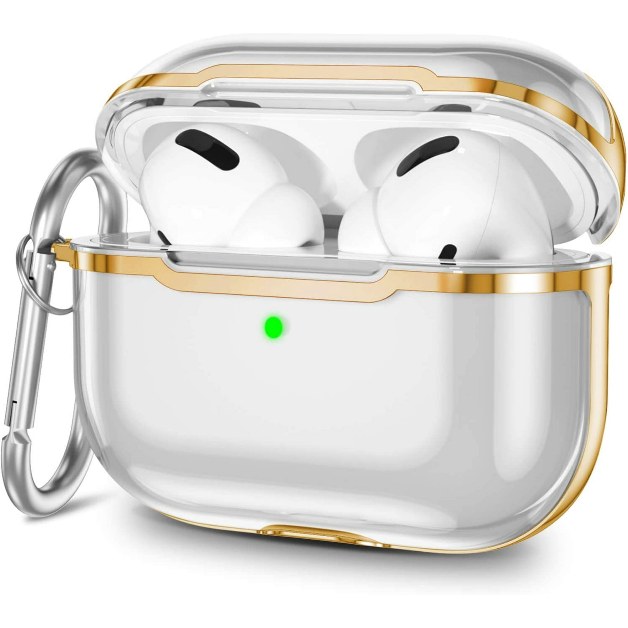 Funda transparente compatible con Airpods de 3ª generación, funda para  Apple Airpod de 3ª generación para mujeres y hombres, funda para Airpods 3