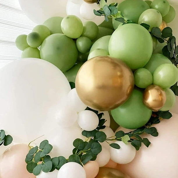 Kit de guirnalda de arco de globo verde oliva, juego de arco de globos  verde salvia Kit de guirnalda Sincero Hogar