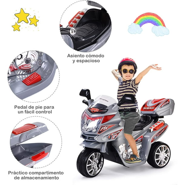 Moto para bebe niño Motocicleta a Bateria electrico Juguete juego infantil  6V