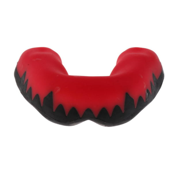 Boxeo bucal EVA bucal MMA de con estuche Rojo 47mm shamjiam Protector bucal  deportivo para adultos