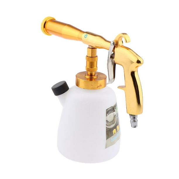 Rociador de espuma de de espuma de de coches de botella de 1L de jabón de  lanza de espuma dorada Cola Espuma de limpieza de motor de coche