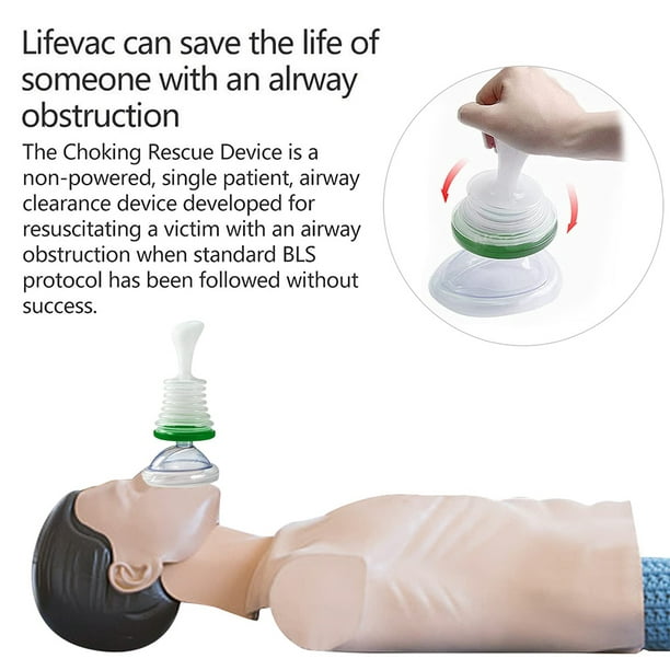 LifeVac un dispositivo de primeros auxilios