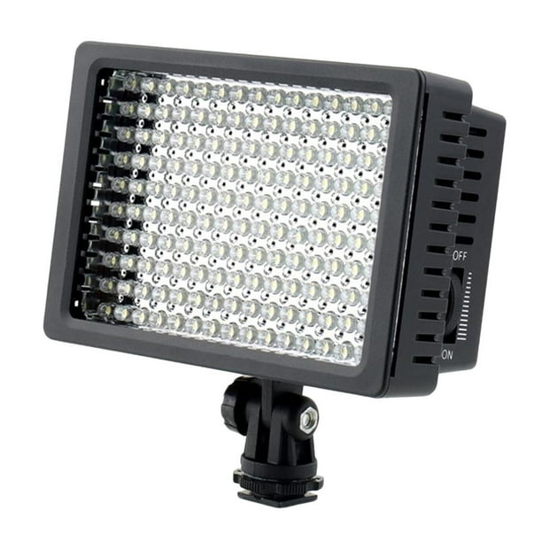 Universal 160 LED Video Camera HD Light Para Camara De Video Y Camara  Sunnimix luz led de estudio regulable