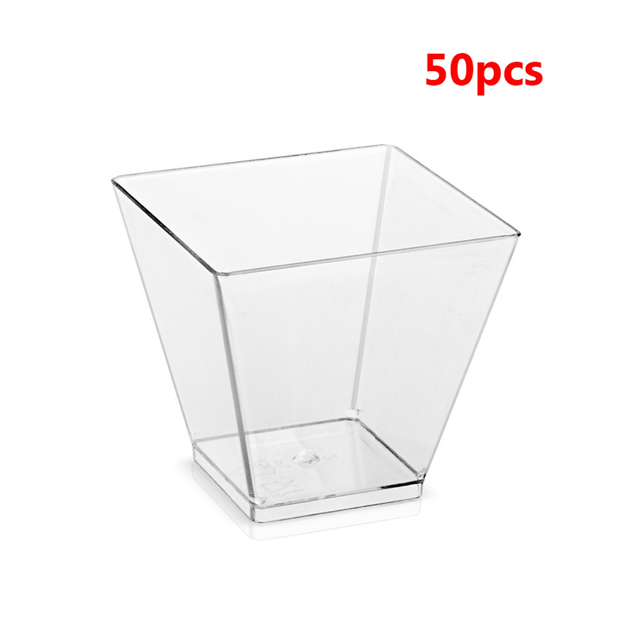 Juego De 50 Vasos Desechables De Plástico Transparente De 1 - Temu