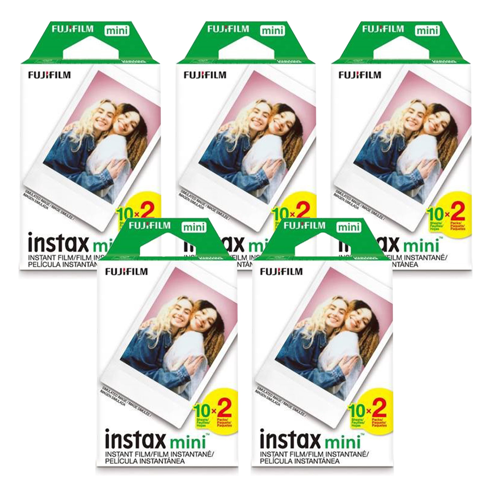 Fujifilm-papel fotográfico para cámara instantánea Instax Mini, papel  fotográfico blanco arcoíris para Mini 7s 8 70 90, blanco y negro, 12, 9,  10/20/30 hojas