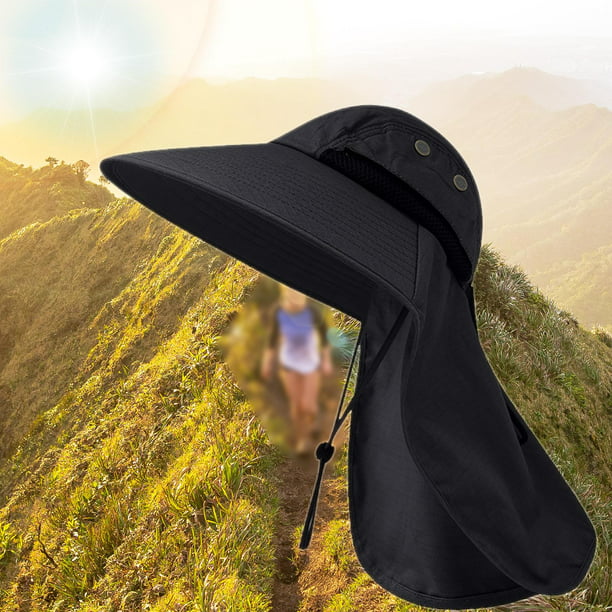 Sombrero para el sol, correa ajustable Protección UV Sombrero de protección  solar para Jardinería Negro Zulema Sombrero de sol de verano