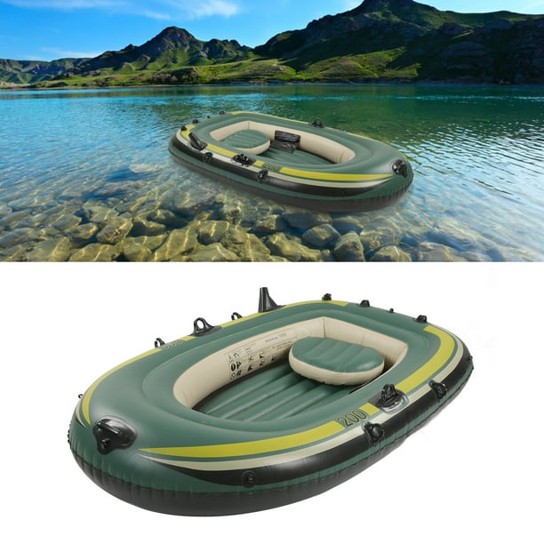 Bote inflable para adultos bote de pesca inflable para 2 personas cámara de  aire independiente kayak inflable con cuerda de tracción para pesca de  turismo deportes acuáticos ANGGREK Otros