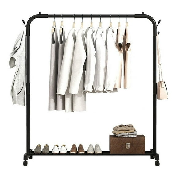 Rack Tipo Closet Viajero Colgador Ropa 2 Niv. 1.00m Perchero