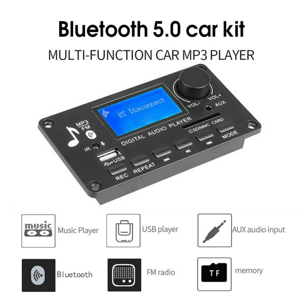 Comprar Amplificador Digital para el hogar, placa decodificadora de MP3 de  160W, 12V, 80W, potencia de Audio, Bluetooth, FM, para música, altavoces  Subwoofer, Control de volumen