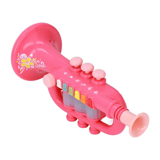 Cuerno de Juguete Diseño de Simulación de Plástico Instrumento Musical Trompeta  Juguete Regalo de Cumpleaños con Cordón de Efectos de Iluminación Dinámicos  ANGGREK Otros