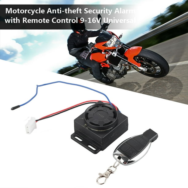 Alarma de Seguridad con Control Remoto Para Motocicleta Moto ~ Motorcycle  Alarm