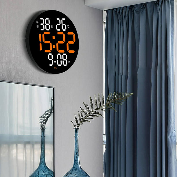  Reloj digital, reloj de pared digital para decoración