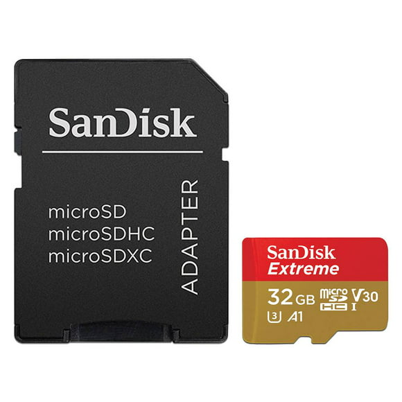 memoria sandisk microsdhc uhsi u3 extreme action cam de 32 gb clase sandisk sdsqxaf032ggn6ma