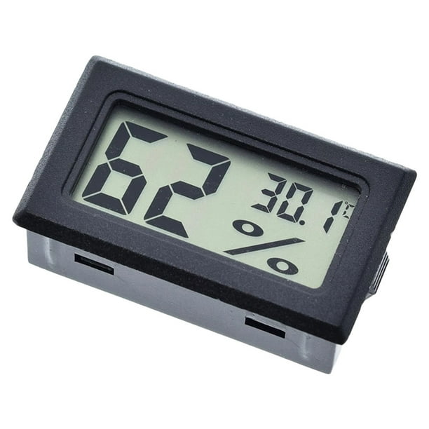 Reloj Electronico Del Coche Voltaje del coche Monitor digital Batería  Despertador Termómetro de temperatura LCD