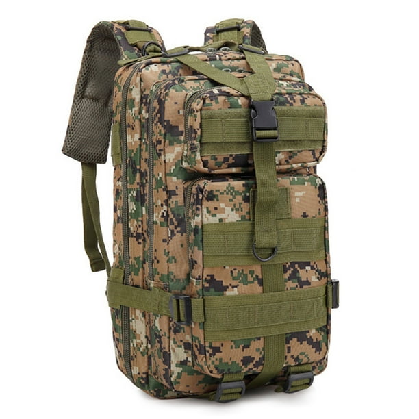 Mochila táctica multiusos Protactical® Tactica PTL-9900-35 color verde  militar diseño poliéster 600d oxford 35L