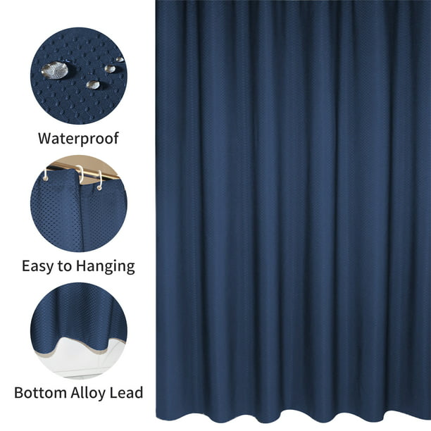 La textura de tela impermeable para las cortinas de ducha cuarto de baño -  cortina de baño - China Cortina de ducha y cortina de ducha de gofres precio