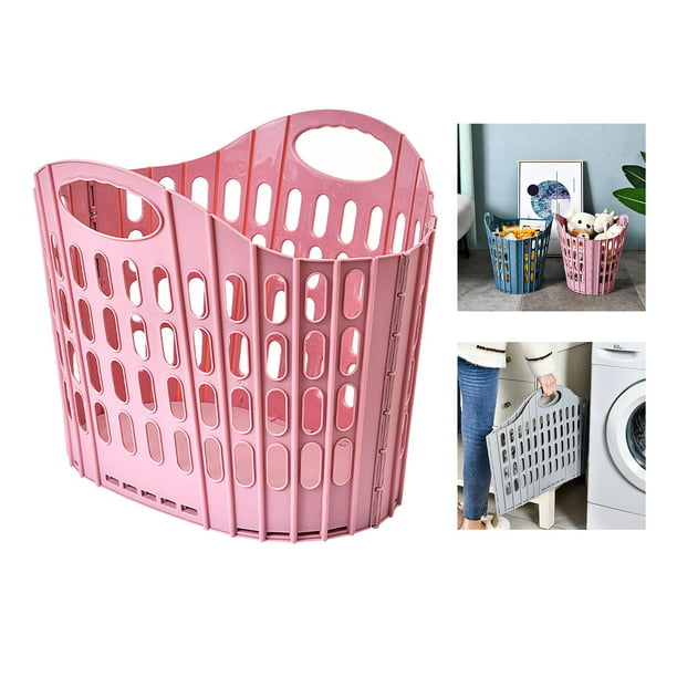  Cesta de lavandería plegable, cesta grande para la ropa sucia  con 2 asas, contenedor de almacenamiento plegable que ahorra espacio (2  unidades) : Hogar y Cocina