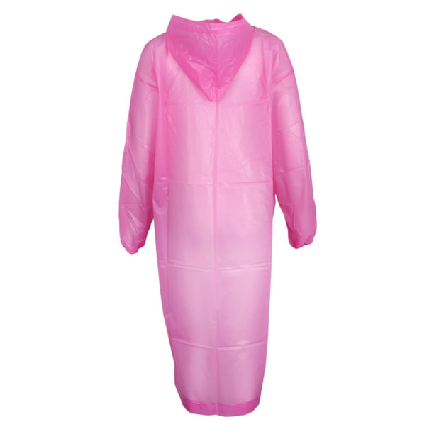 Impermeable de tormenta de cuerpo completo para mujer en color rosa - Capa  de lluvia suelta de ajuste holgado para una protección y comodidad máximas
