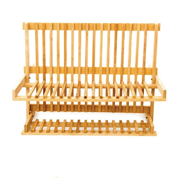 Porta platos en madera, escurridor de platos, Plate rack,woodwork, Dish  rack 