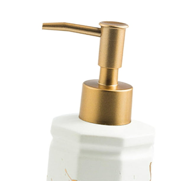 Dispensador de jabón líquido para manos rellenable de cerámica de 350ml con  bomba para baño, decoración del hogar, boquil reutilizable, Macarena  Dispensador de jabón