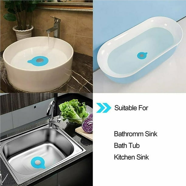 Tapón de silicona Universal para bañera, tapón de drenaje antiobstrucción  para ducha, fregadero, accesorios de cocina