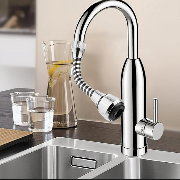 Grifo de cocina Flexible y móvil, difusor de ducha con boquilla giratoria,  ajustable, accesorios de cocina - AliExpress