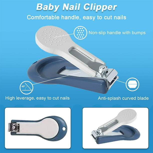 Juego de cortaúñas para bebés - Azul gris Adepaton HMHZ147-1