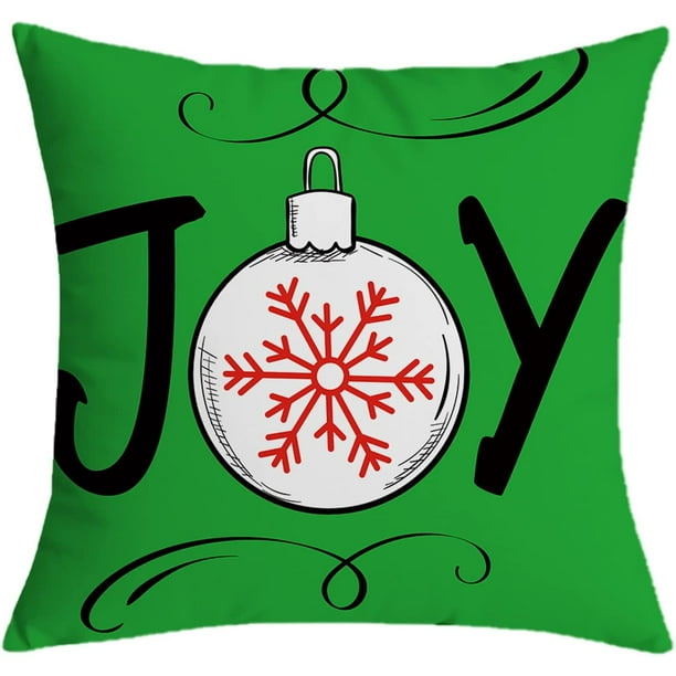 Juego de 4 fundas de almohada de Navidad Grinch de 18 x 18, fundas de  almohada de tiro de Merry Grinchmas para sofá, vacaciones de invierno,  Navidad, decoraciones rústicas de Navidad Sincero