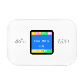 4G Mini Outdoor Hotspot 3000mAh 150Mbps Mini Router Pantalla a color para el interior del hogar