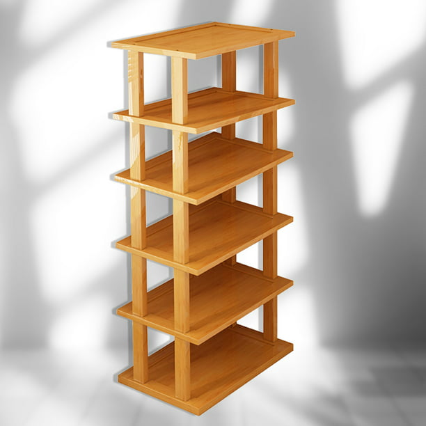 Zapatero moderno minimalista – Armario de almacenamiento para el hogar de  varias capas – Zapatero de almacenamiento de madera de 7 capas – Estante