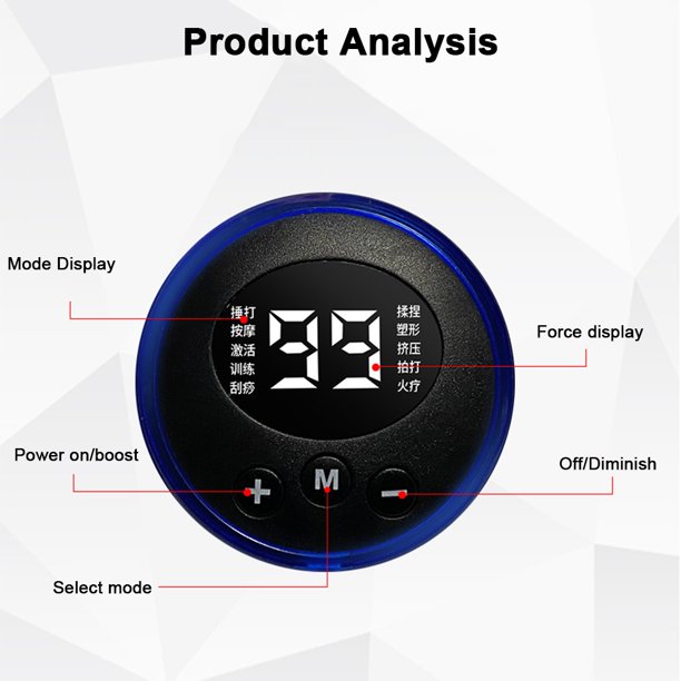 Mini masajeador eléctrico de espalda y hombros, parche de masaje para el  cuello para aliviar la fatiga Sywqhk Libre de BPA