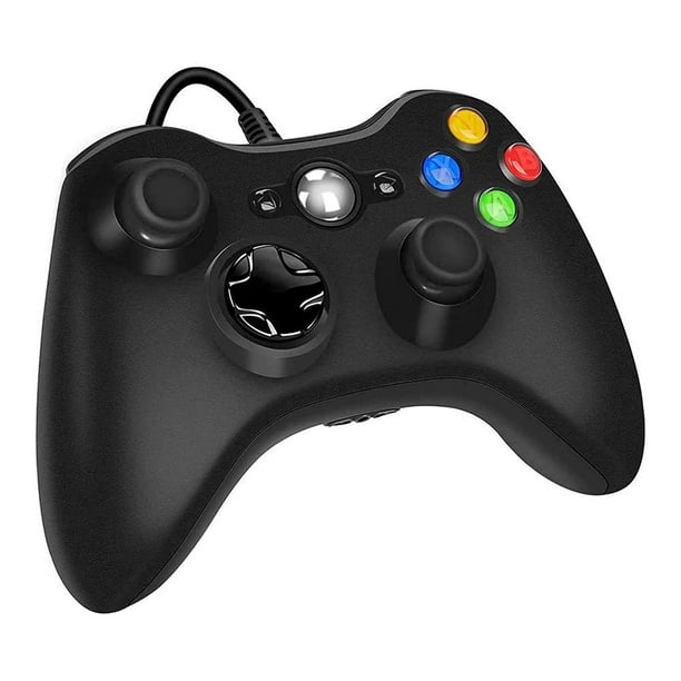 Controlador De Juegos Gamepad 1 para Xbox 360 Controlador con cable Dual  Vibration para Windows 10 8. 8 7 Likrtyny Para estrenar