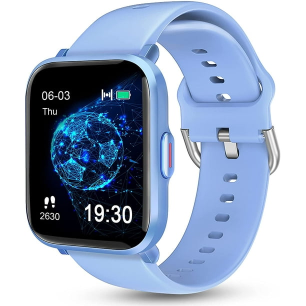 Reloj inteligente para teléfonos Android iOS, reloj de natación monitor de frecuencia cardíaca, podómetro, contador de calorías, rastreador actividad física resistente al agua hasta 5 ATM con brújula de monitor