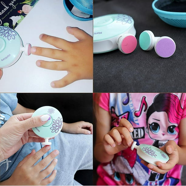 Cortauñas eléctrico para bebé, herramienta pulidora de uñas para niño,  tijeras 