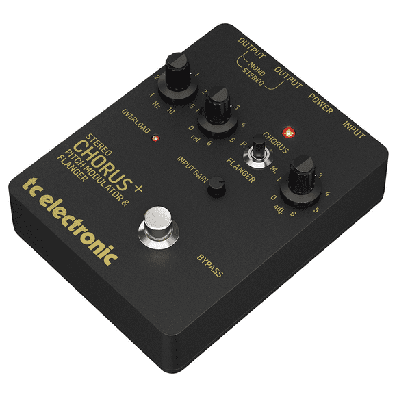 tc electronic scf gold pedal para guitarra 3 modos modulación
