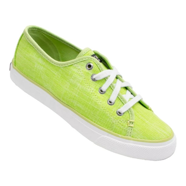 Zapatillas sin cordones para mujer color verde, deportiva, casuales.
