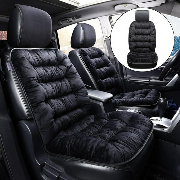 Comprar Cojín de asiento delantero de coche con borde envuelto para coches  (negro, gris, beis).