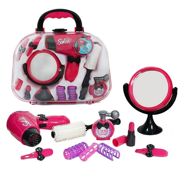  Hapgo Juego de salón de belleza para niñas, kit de