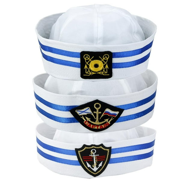 trilby sombreros para hombres sombrero para hombres gorra azul marino  sombrero marinero para cosplay poliéster sombrero de marinero para hombre  de