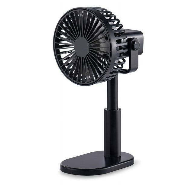 Ventilador USB Escritorio Mesa Luz Recargable Oscilante 4 Vel Luz DANKI