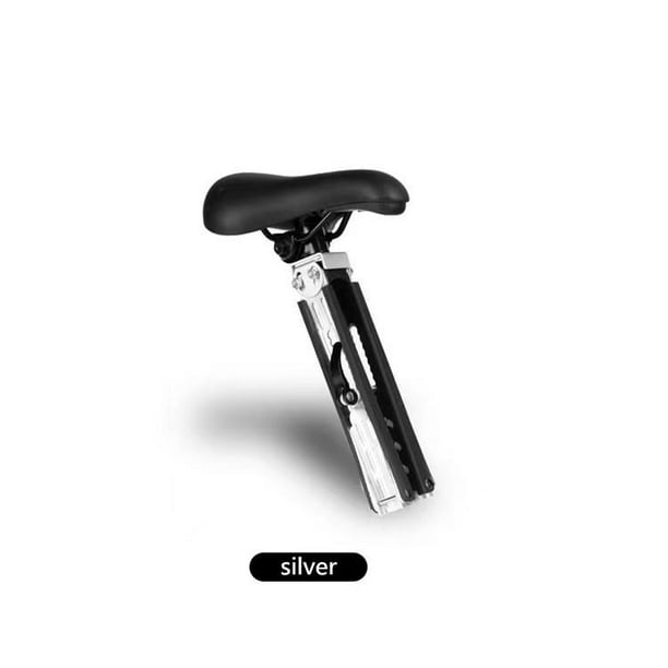 delantera desmontables con pedales para niños de 2 a 5 años, compatible con  todas las bicicletas de montaña para adultos (mango + asiento) plateado  XianweiShao 8390615121941