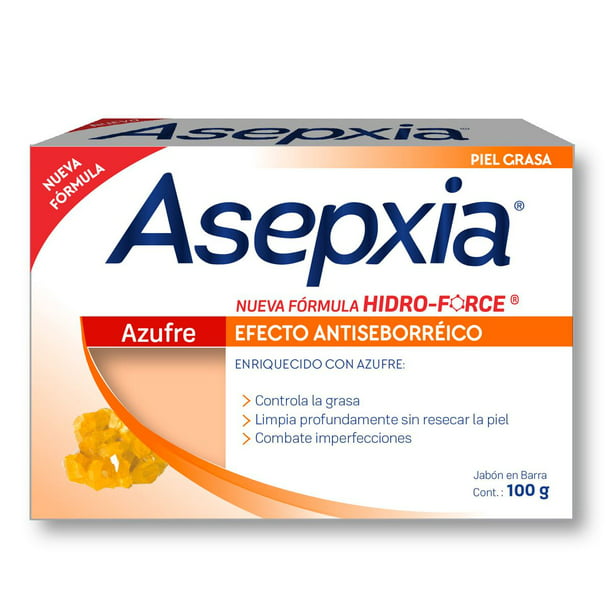 Jabón Asepxia azufre piel grasa 100 g