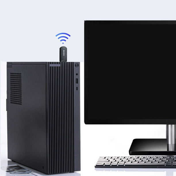 Adaptador inalámbrico WiFi 6 USB de 1800 Mbps para escritorio - Adaptador  WiFi USB 802.11ax para PC de escritorio portátil con 5Ghz 2.4Ghz, antena de