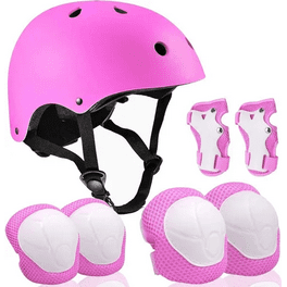 Casco De Bicicleta Para Niños 3 a 8 Años Rosa Malubero Malu1722