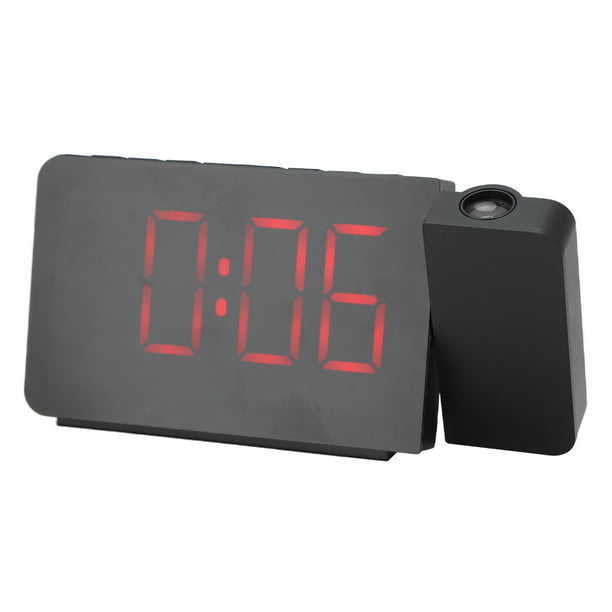 TedGem Despertador, Reloj Despertador Digital Despertador Proyector  Despertadores Digitales Pantalla LCD de 3.8 , 4 Brillos, 9 Min Posponer, 2
