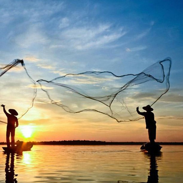 Red de pesca con plomos s ​​para agua salada de cebo de agua dulce Red de  lanzamiento de peces de lanzamiento Un 42 Macarena red de pesca