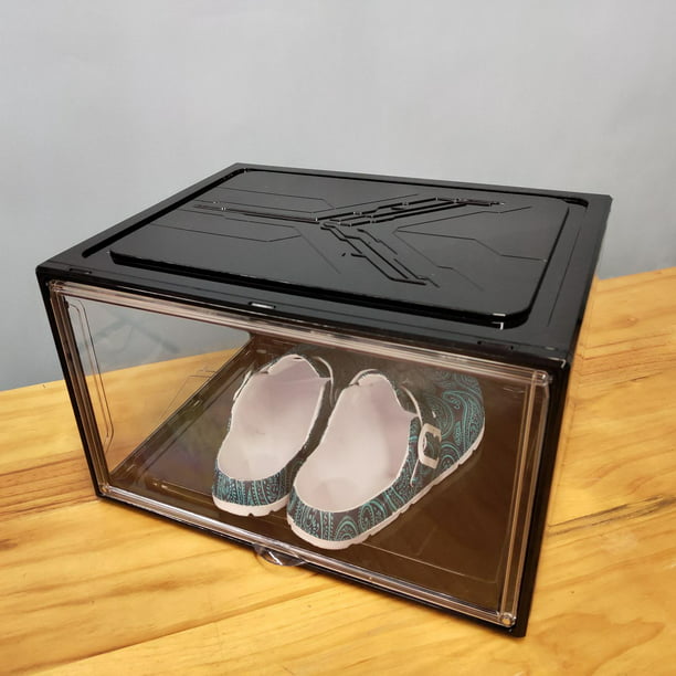 Caja de zapatos, caja de almacenamiento de zapatos de plástico transparente  apible, de zapato mujeres / hombres Cro Baoblaze Cajas de almacenamiento