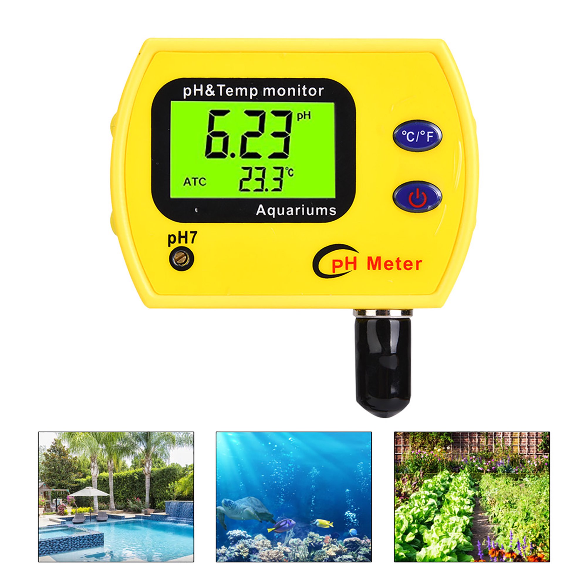 Monitor Medidor Ph Temperatura Calidad Acuario Agua Ph991