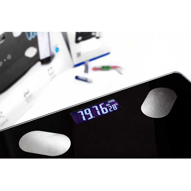 Mitzu® Báscula inteligente con 8 indicadores corporales y Bluetooth