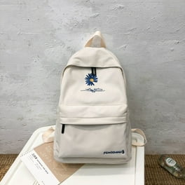 Mochila escolar para adolescentes, mochila para niñas, mochilas estampadas  para mujeres, mochila escolar para estudiantes de secundaria, mochila  grande negra de nailon con flores bonitas oso de fresa Juguete